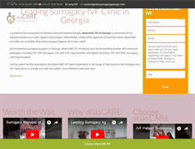 Tablet Screenshot of caresurrogacygeorgia.com